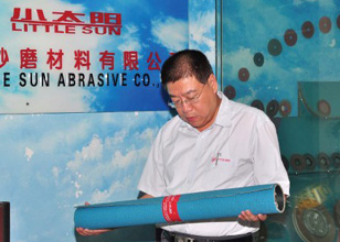 访广东小太阳砂磨材料有限公司副总裁李剑