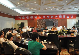 河南省棕刚玉行业协会常务理事会在伊川召开