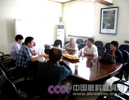 中国机床工具工业协会副秘书长毛予峰一行莅临磨料磨具分会调研考察