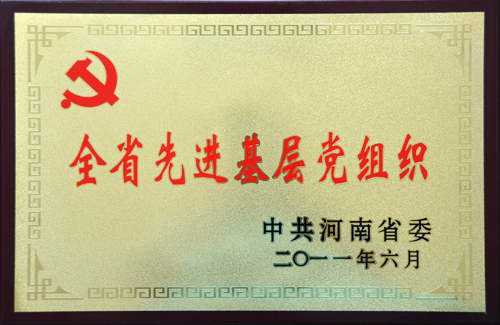 易成公司党委荣获“全省先进基层党组织”荣誉称号