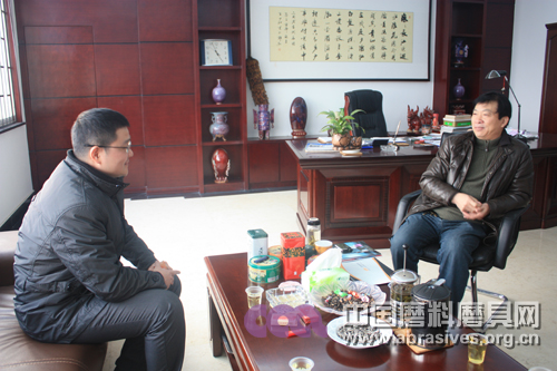 走一线 进百家——中国磨料磨具网走进郑州克钢磨料磨具制造有限公司