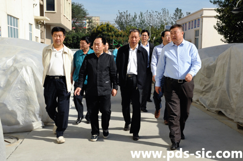 河南省发改委领导到易成公司调研