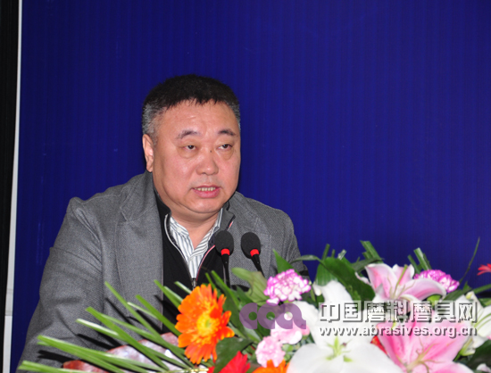 新大新材董事长孙毅在2013秋季磨料磨具行业大会上的致辞
