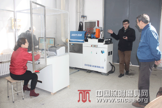 新型砂带磨削试验机正式进入试车阶段
