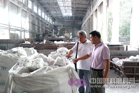 磨料磨具分会调研三门峡刚玉企业