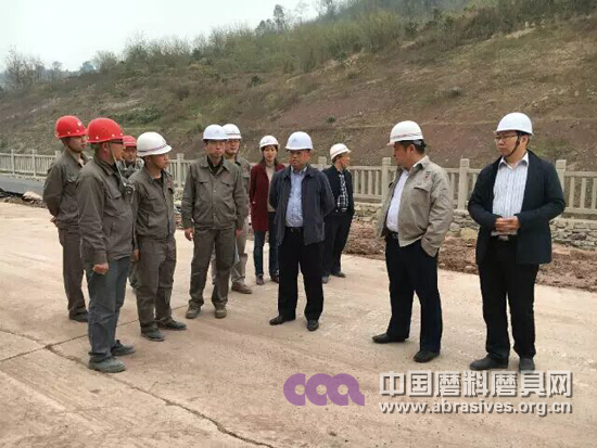博赛董事长视察赛特刚玉厂并召开第一次全厂干部大会
