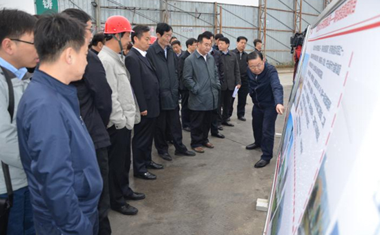 郑州市观摩团领导莅临中机六院高科技信息园项目指导工作