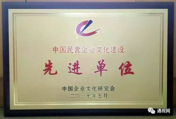 玉立砂带集团荣获全国民营企业文化建设先进单位
