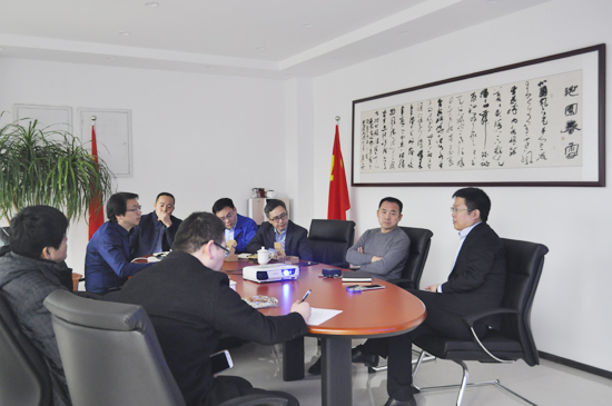 中科院光电研究院王斌博士一行到华晶公司交流指导