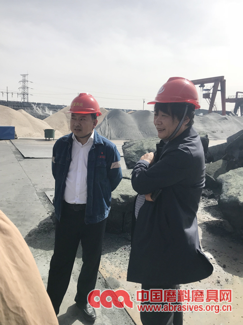 中国磨料磨具专家委员会主任委员赵新力一行调研宁夏、甘肃地区碳化硅企业