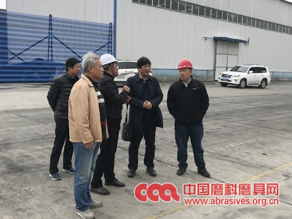 中国磨料磨具专家委员会主任委员赵新力一行调研宁夏、甘肃地区碳化硅企业