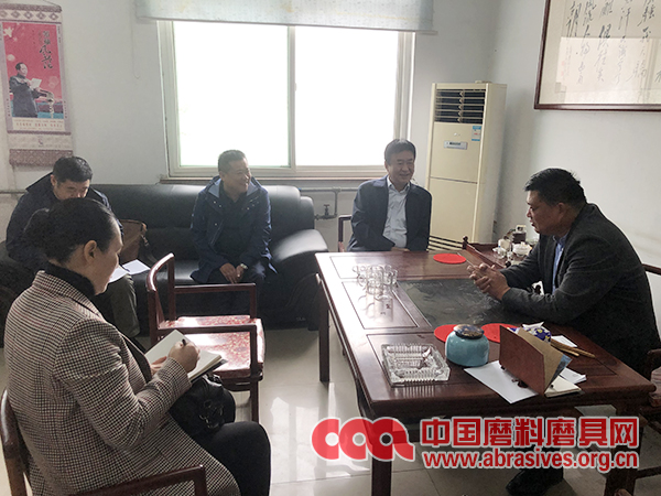 协会秘书长陈鹏一行调研山东地区磨料磨具企业