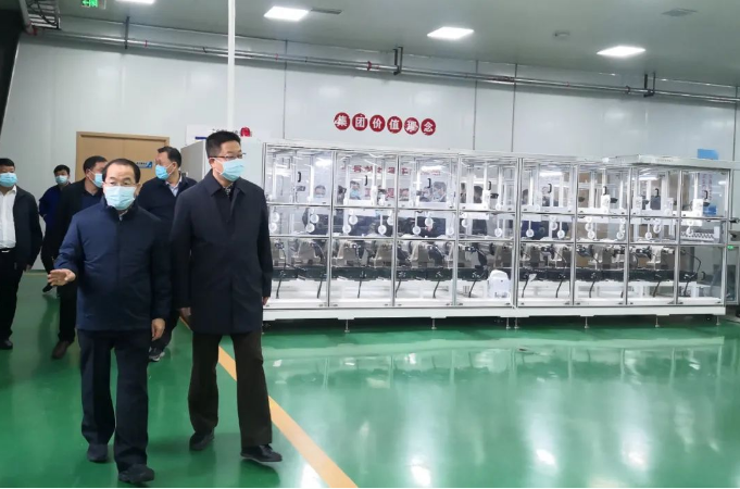 中国平煤神马集团董事长李毛到光山考察调研金刚石新材料产业发展工作