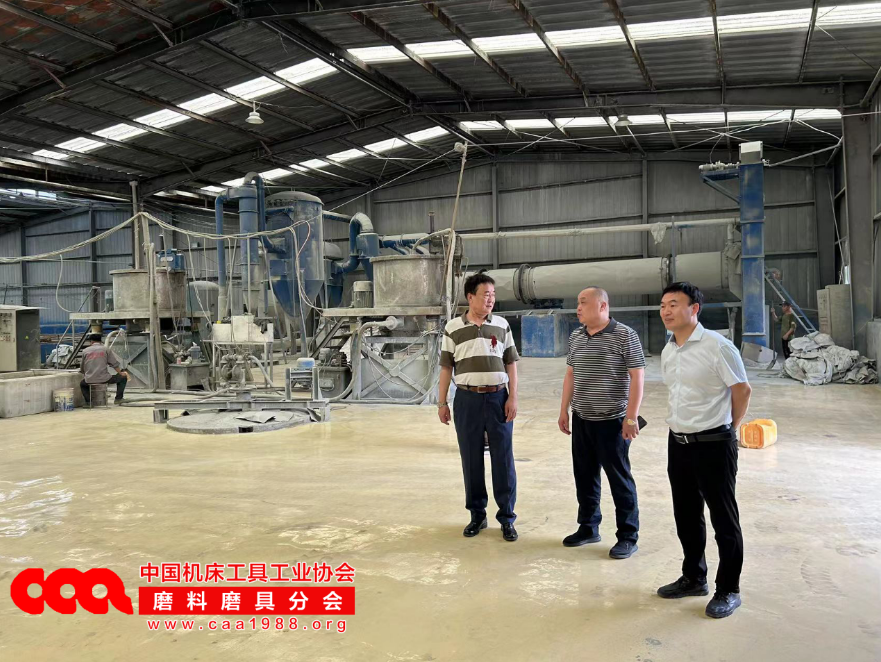 磨料磨具分会秘书长陈鹏调研郑州周边地区企业