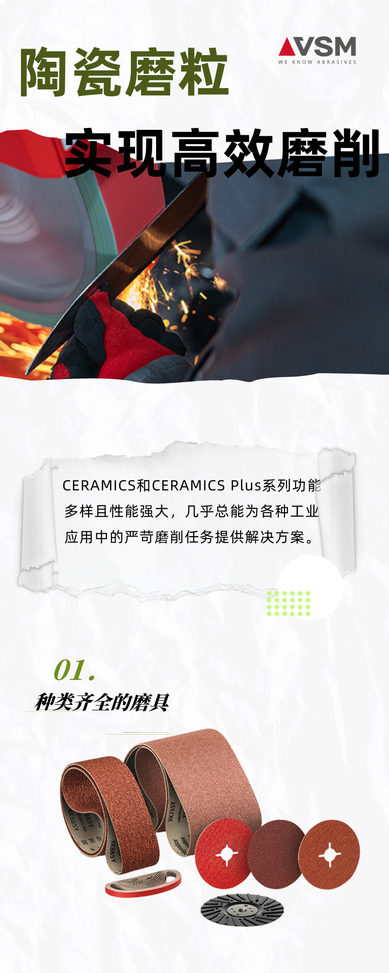 VSM小课堂|陶瓷磨粒的高效磨削